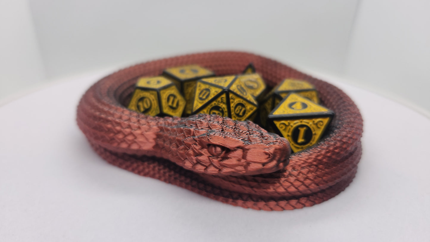 Snake Dice Set Holder and Tray