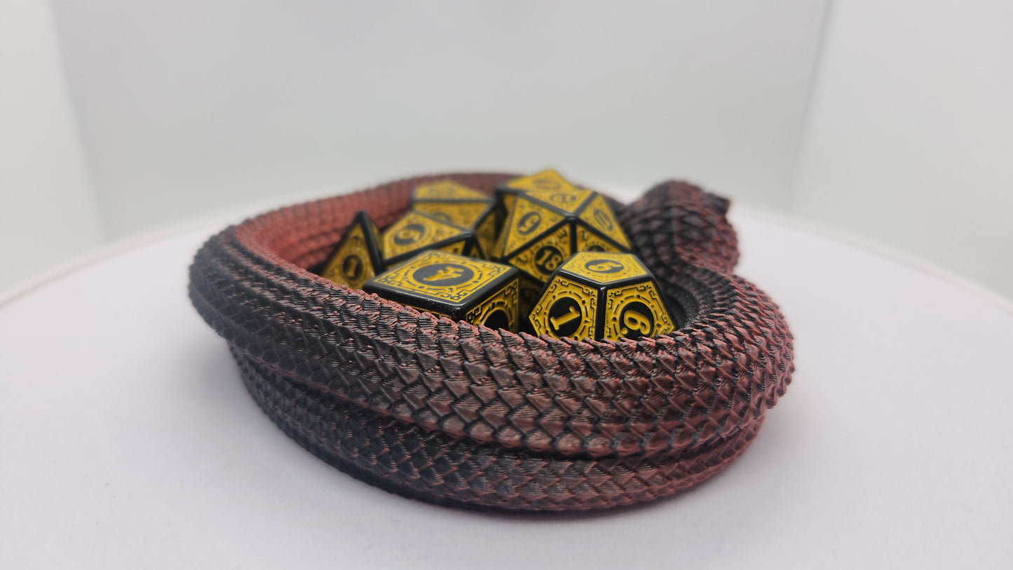 Snake Dice Set Holder and Tray