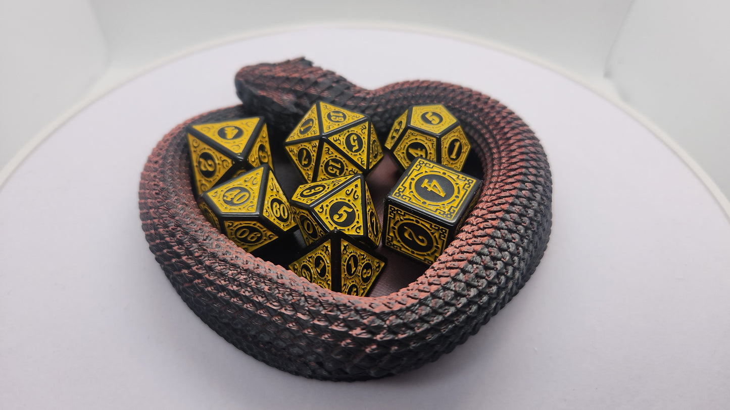 Snake Dice Set Holder and Tray