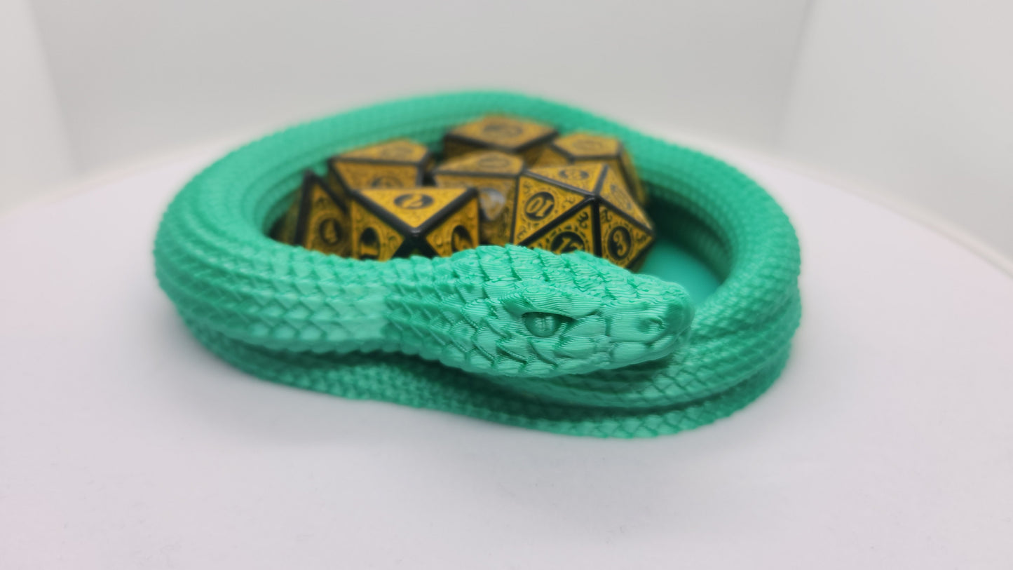 Snake Dice Set Holder and Tray