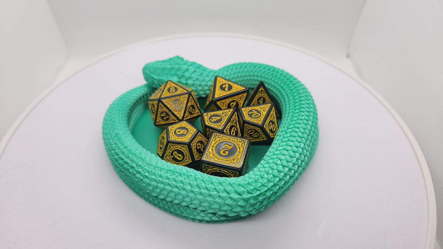 Snake Dice Set Holder and Tray