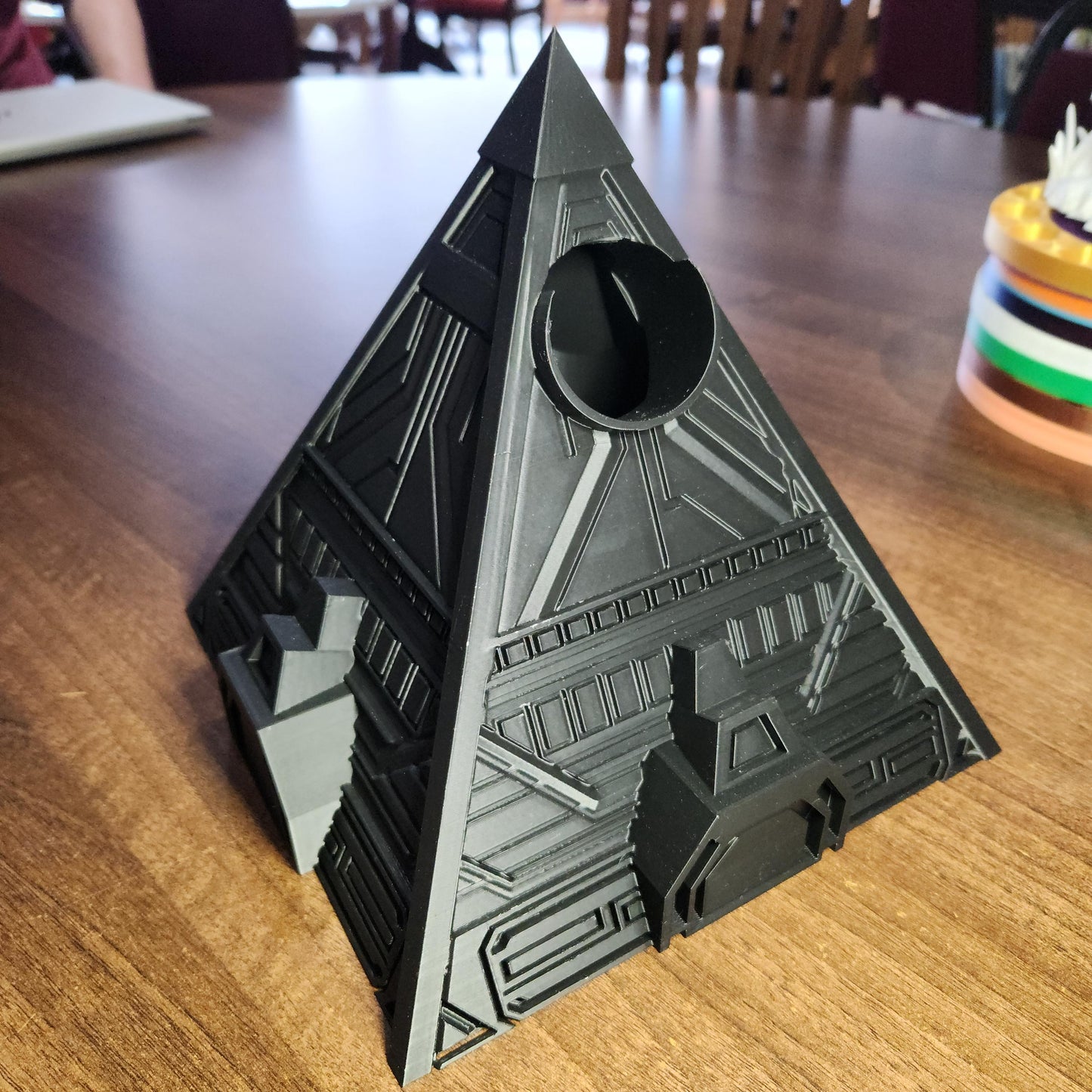 Alien Pyramid Dice Tower - (Designed by FatesEnd)