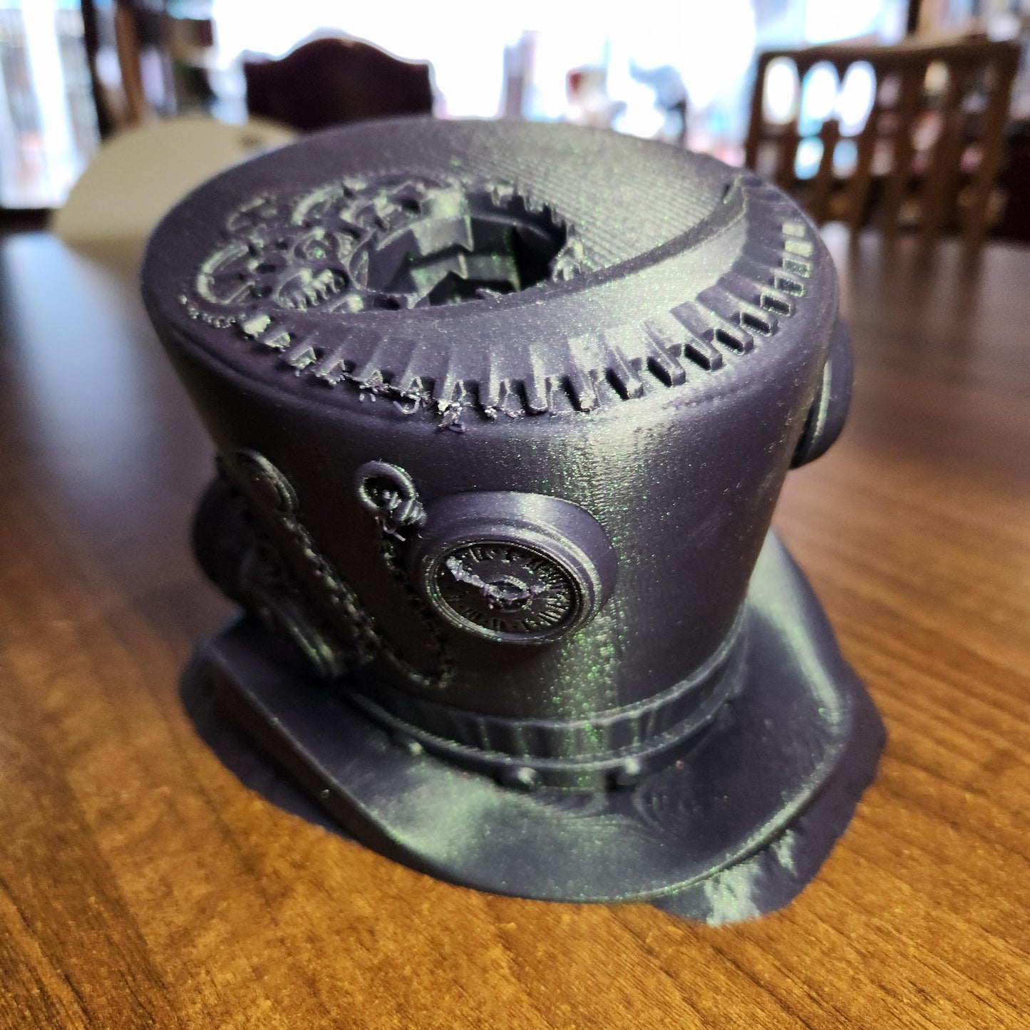 Steampunk Trilby Dice Tower - Designed by FatesEnd