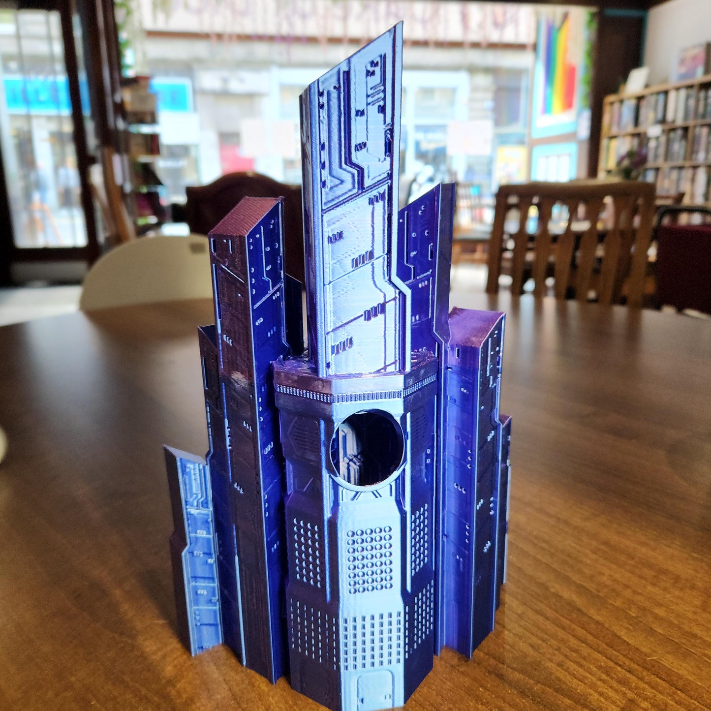 Cyber City Dice Tower - Sci-Fi City - (Designed by FatesEnd)