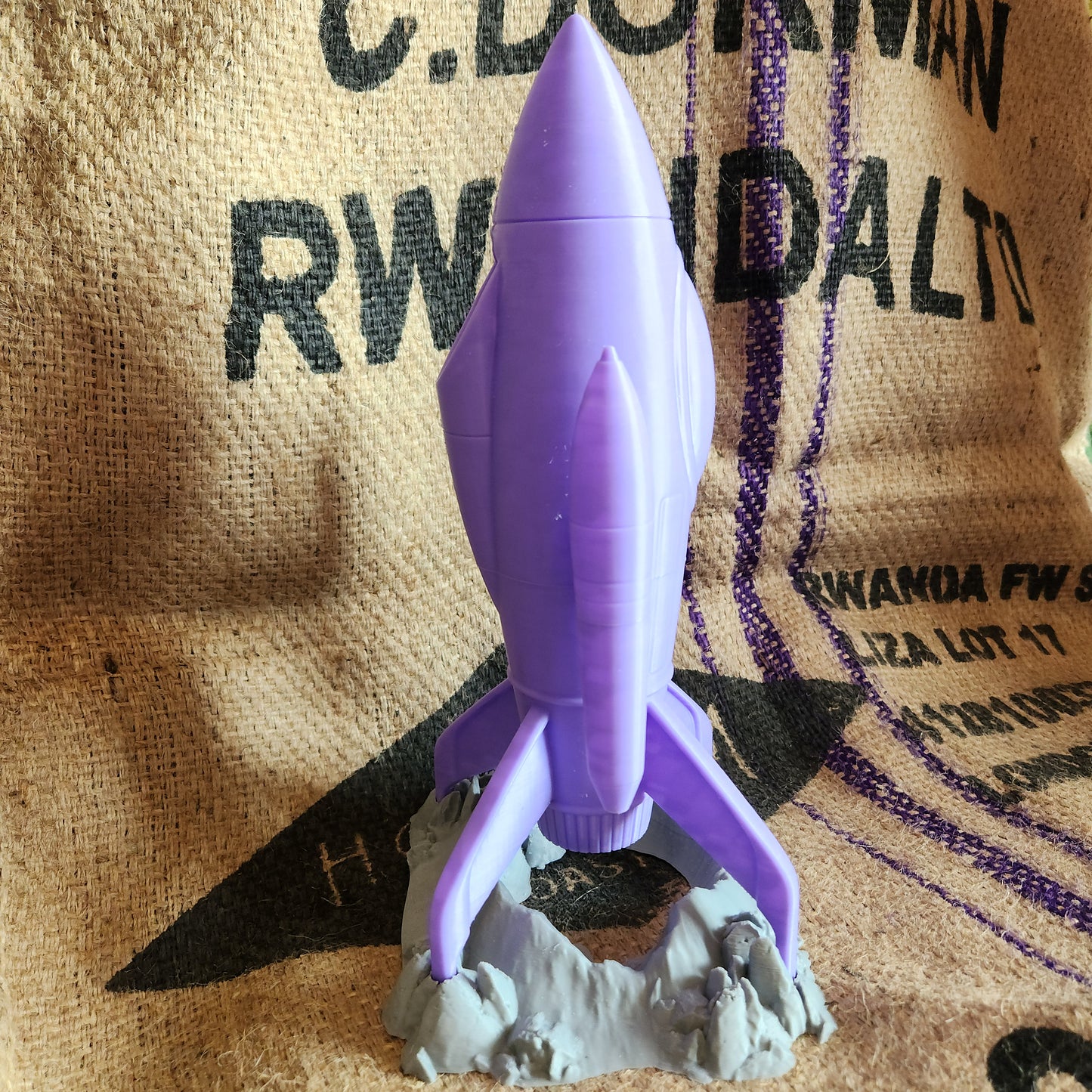 Retro Rocket Dice Tower - Chonky Dice Size (Designed by FatesEnd)