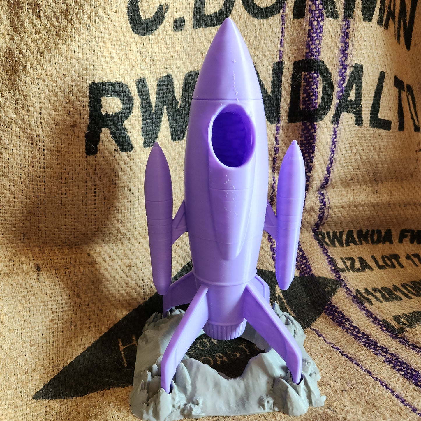 Retro Rocket Dice Tower - Chonky Dice Size (Designed by FatesEnd)
