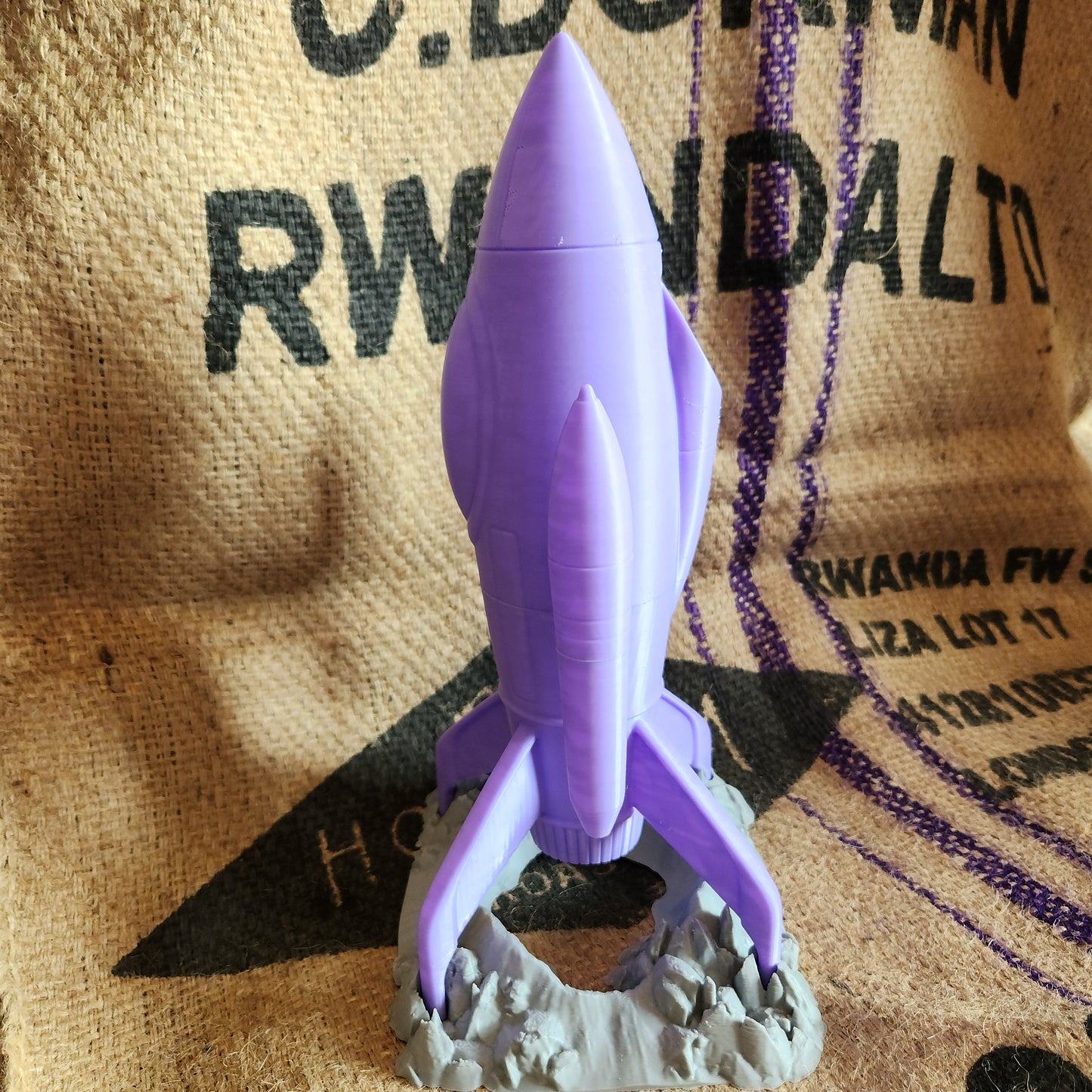 Retro Rocket Dice Tower - Chonky Dice Size (Designed by FatesEnd)