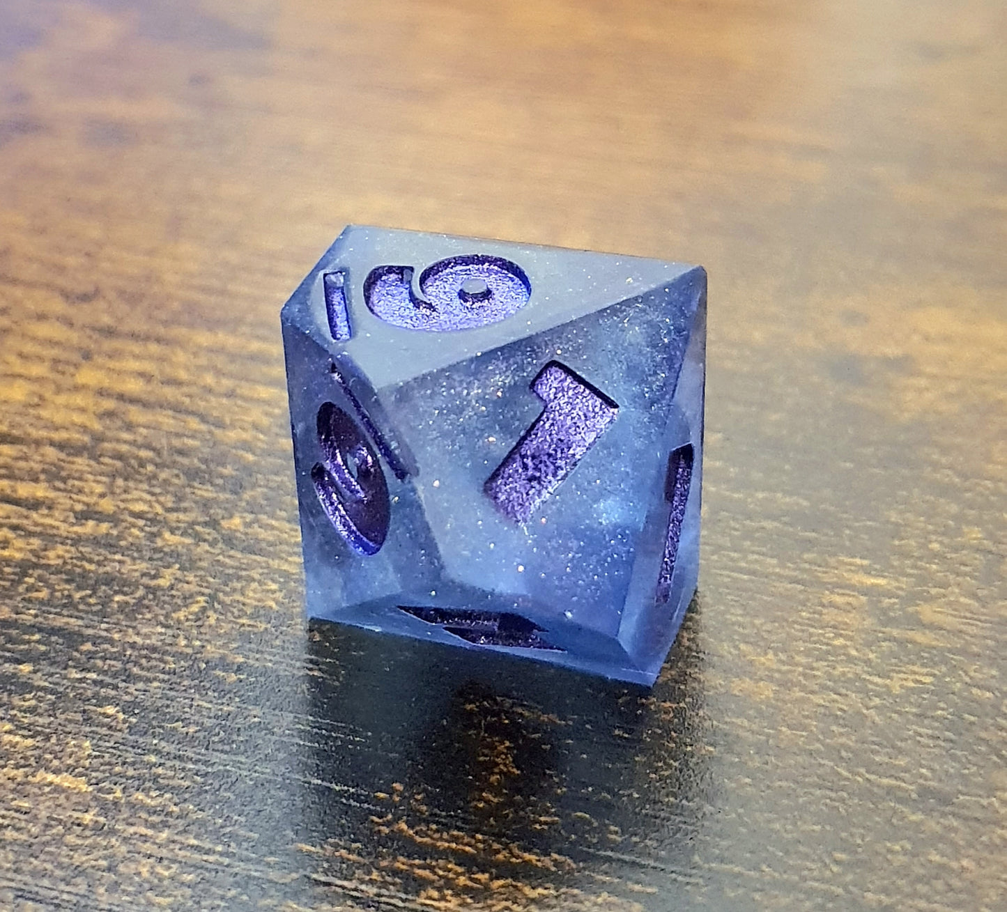 Galactic Mirage - Handmade Oversized D&D Dice Set