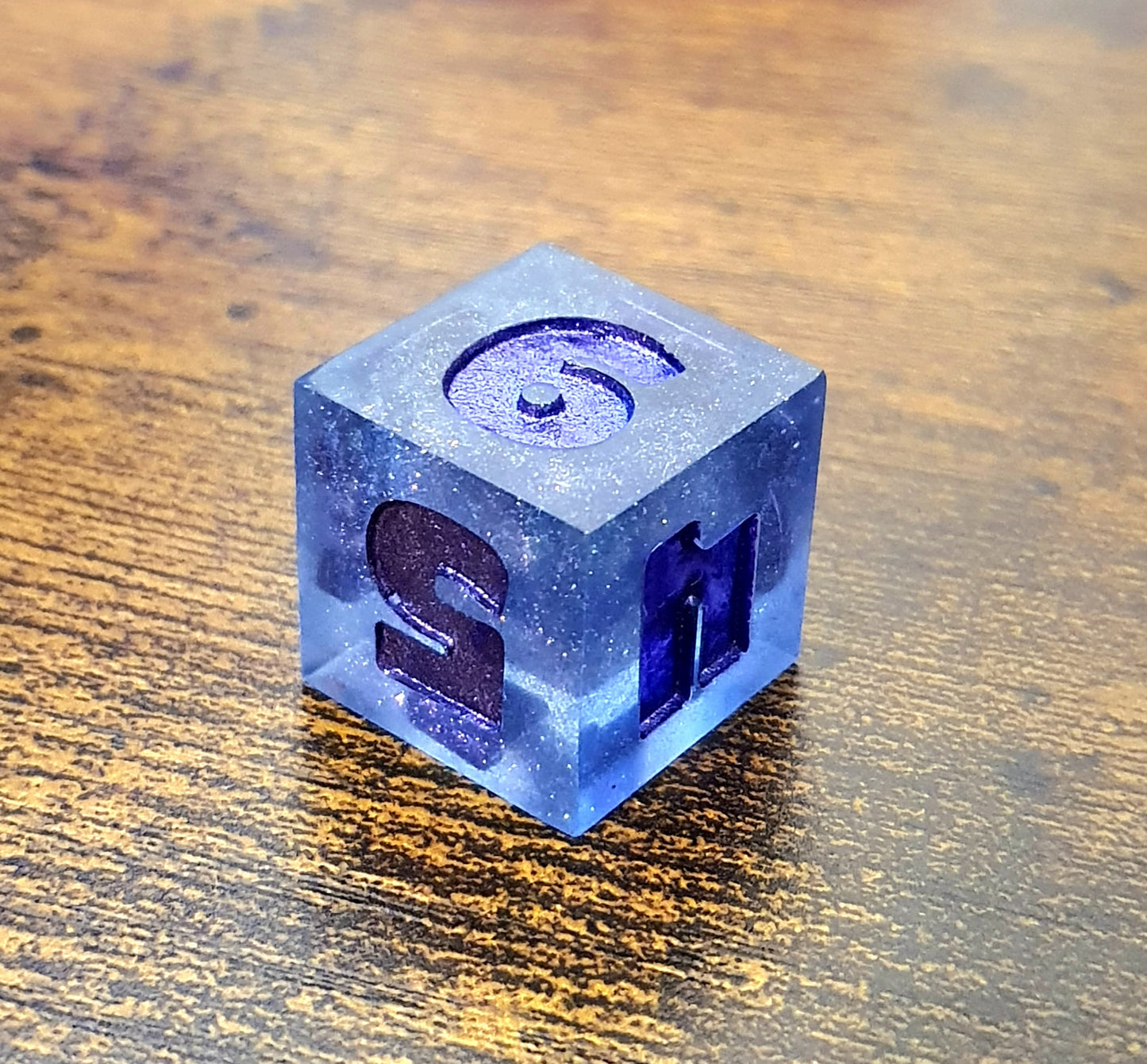 Galactic Mirage - Handmade Oversized D&D Dice Set