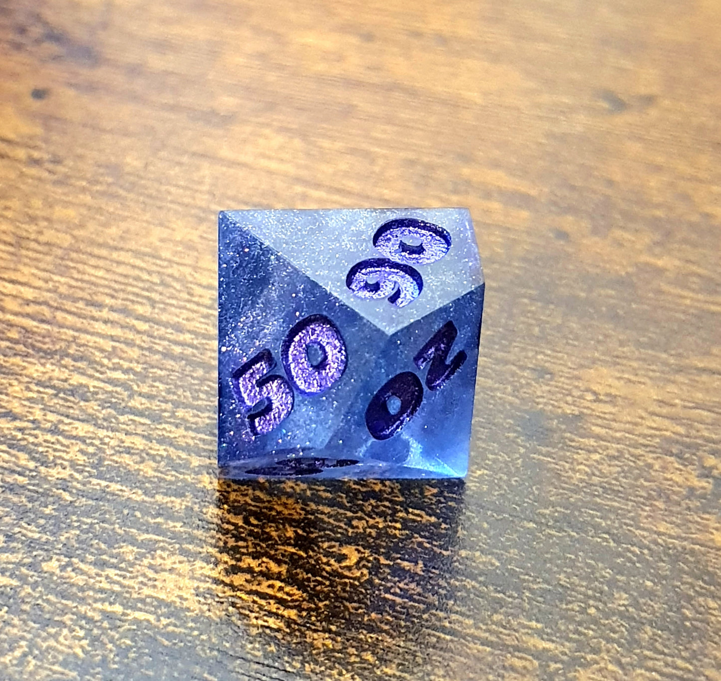 Galactic Mirage - Handmade Oversized D&D Dice Set