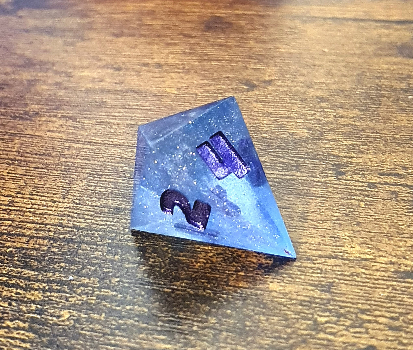Galactic Mirage - Handmade Oversized D&D Dice Set