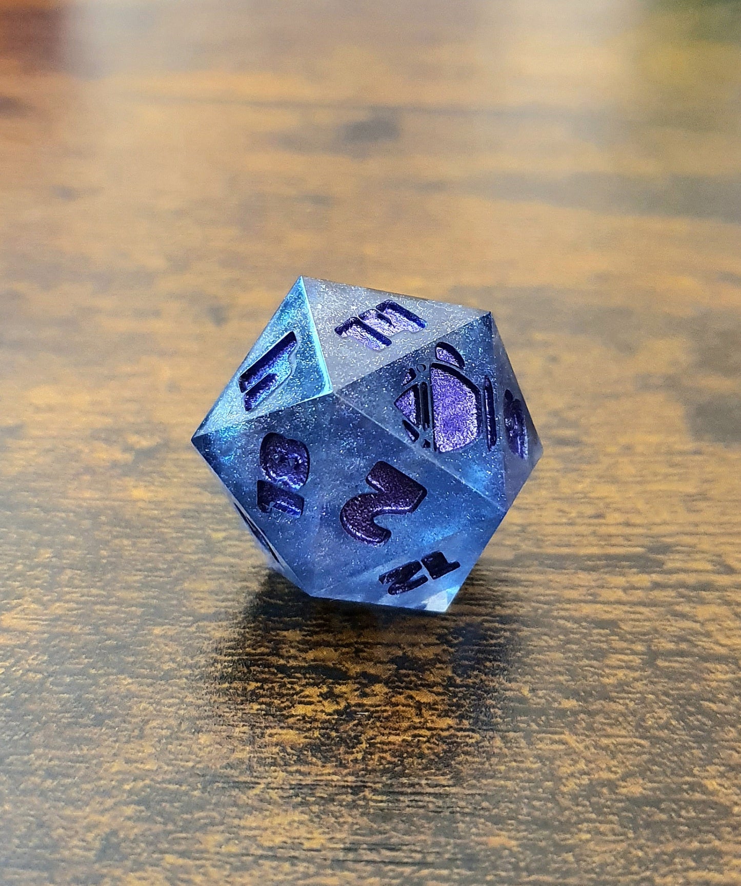 Galactic Mirage - Handmade Oversized D&D Dice Set