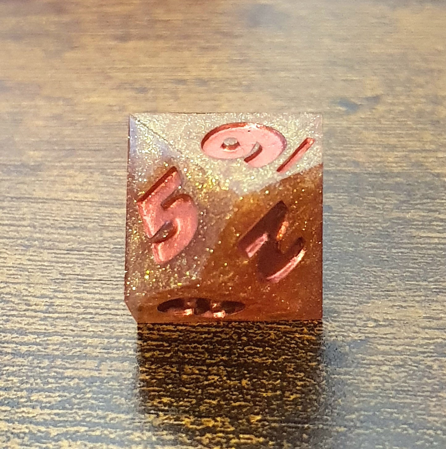 Dawn's Radiance- Handmade Oversized D&D Dice Set