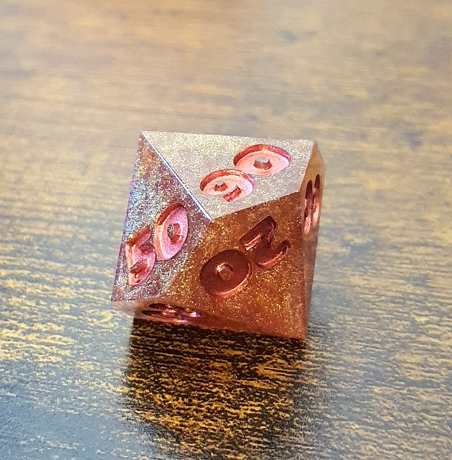 Dawn's Radiance- Handmade Oversized D&D Dice Set