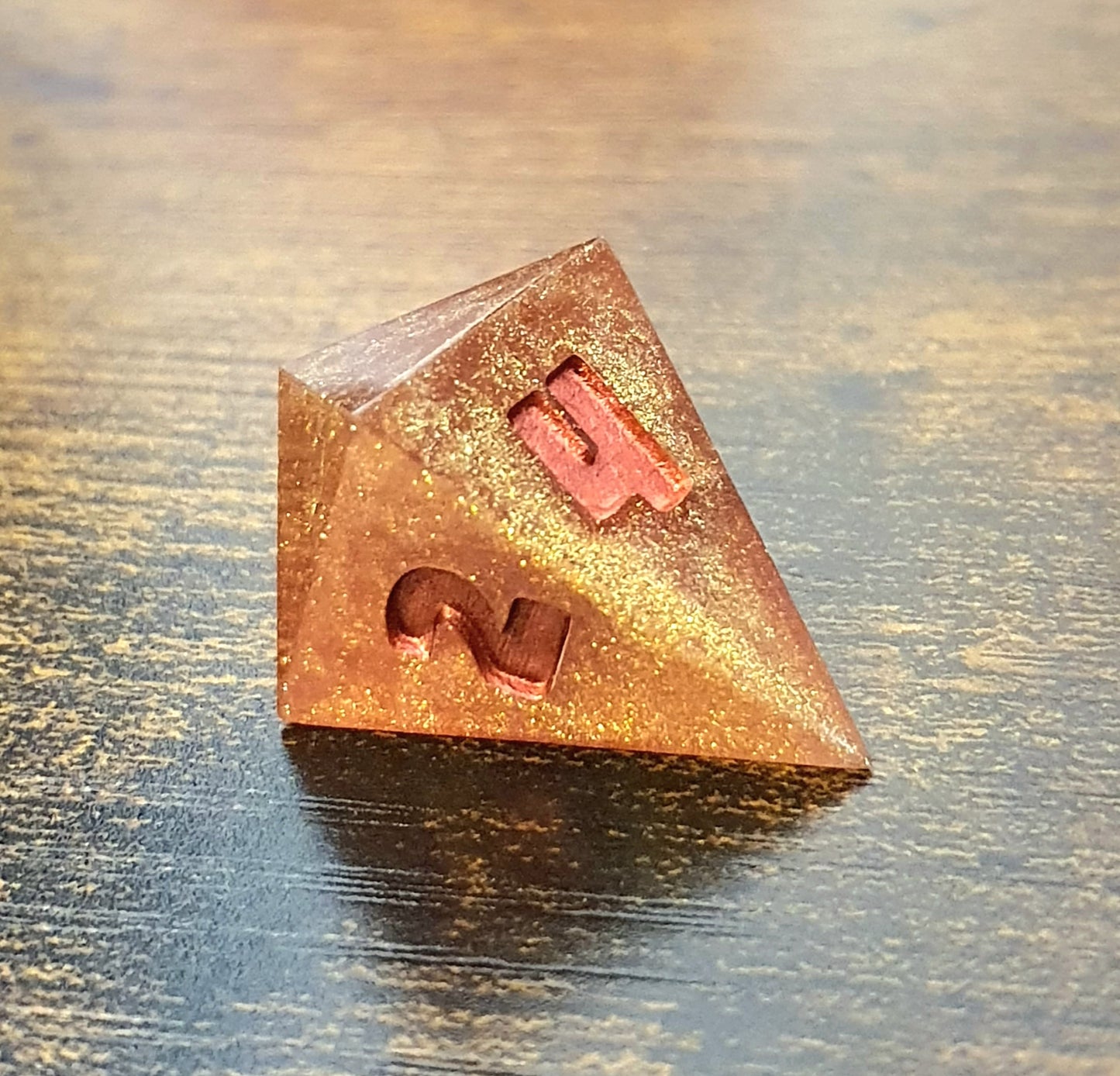 Dawn's Radiance- Handmade Oversized D&D Dice Set