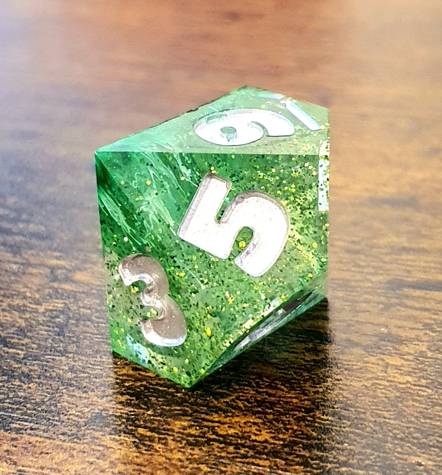 Feywild Glimmer - Handmade Oversized D&D Dice Set