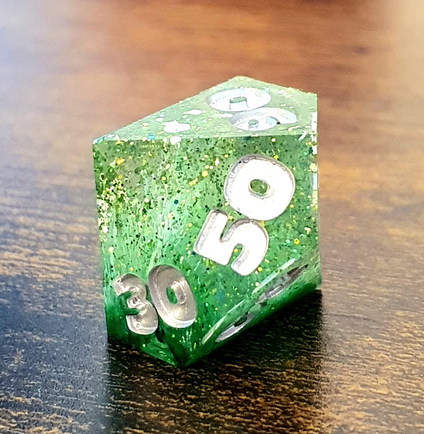 Feywild Glimmer - Handmade Oversized D&D Dice Set