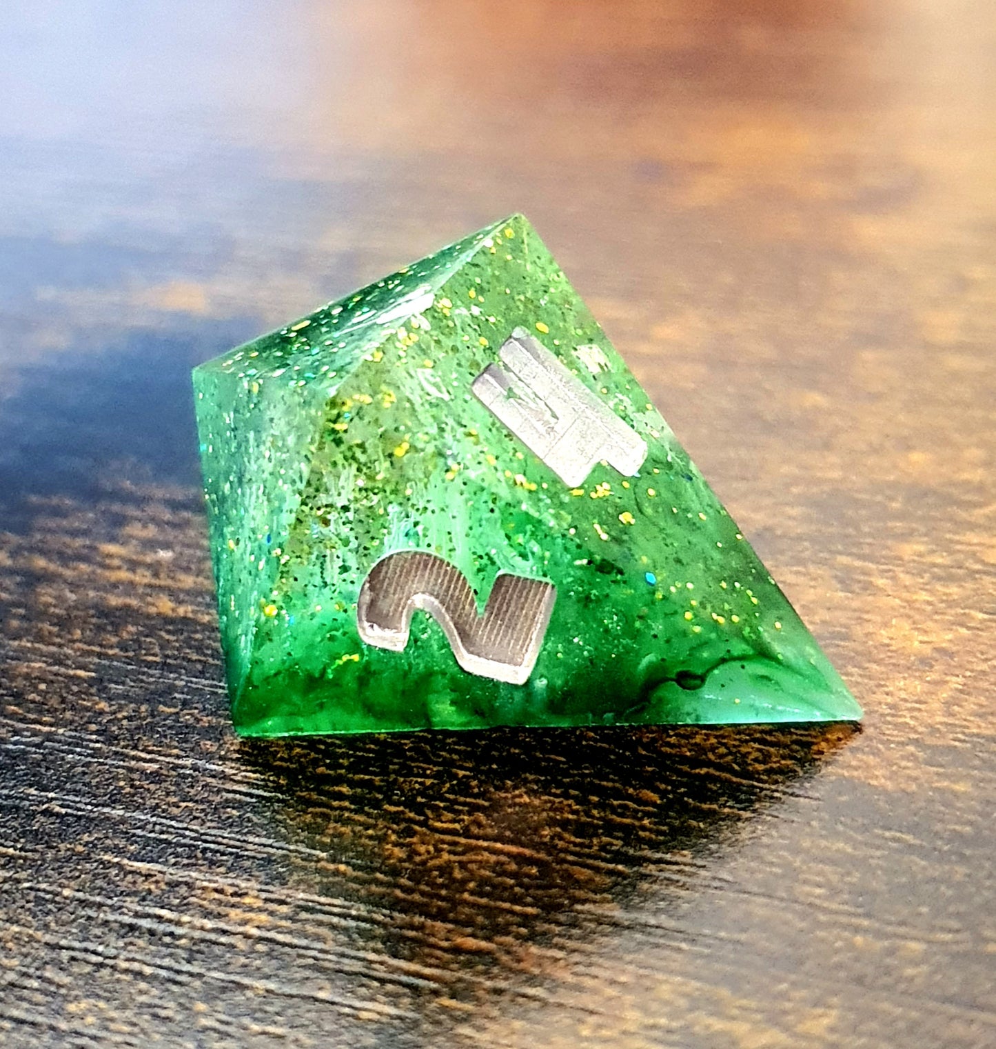 Feywild Glimmer - Handmade Oversized D&D Dice Set