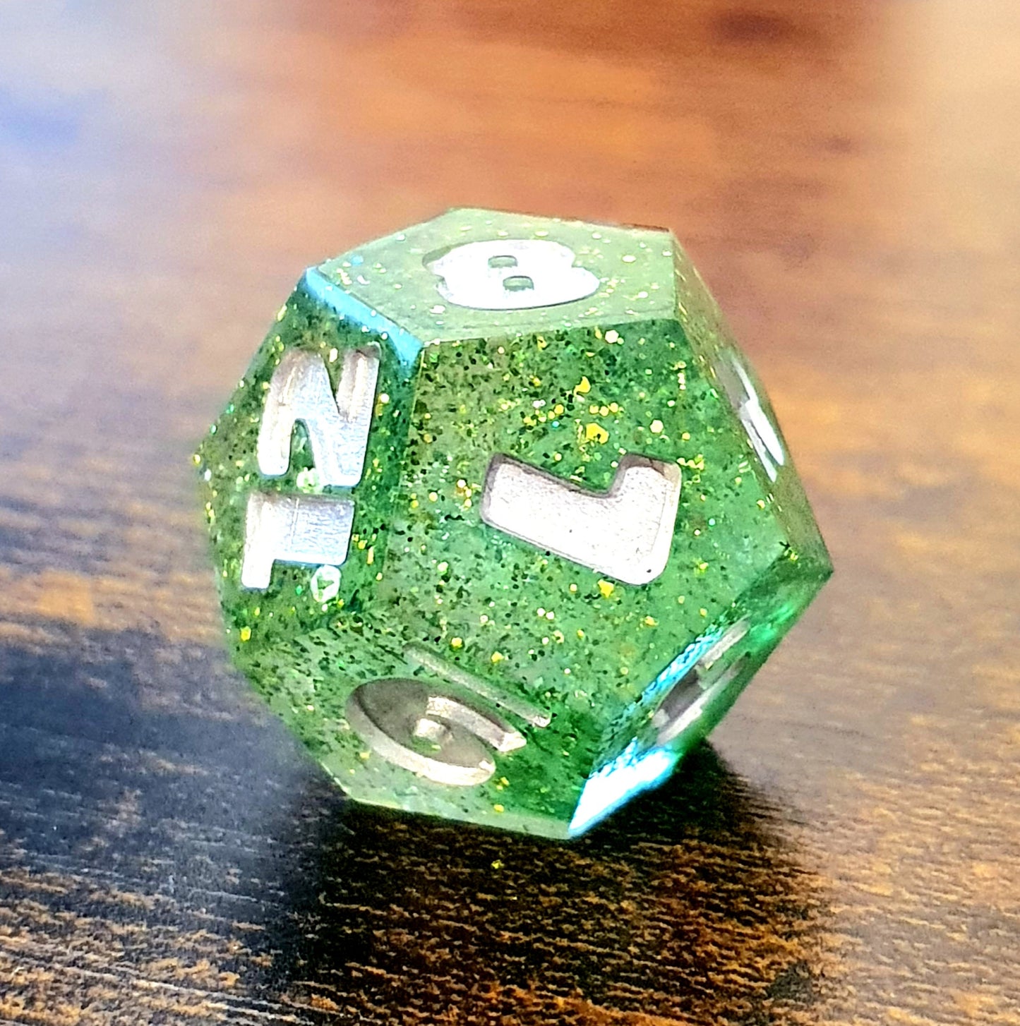 Feywild Glimmer - Handmade Oversized D&D Dice Set