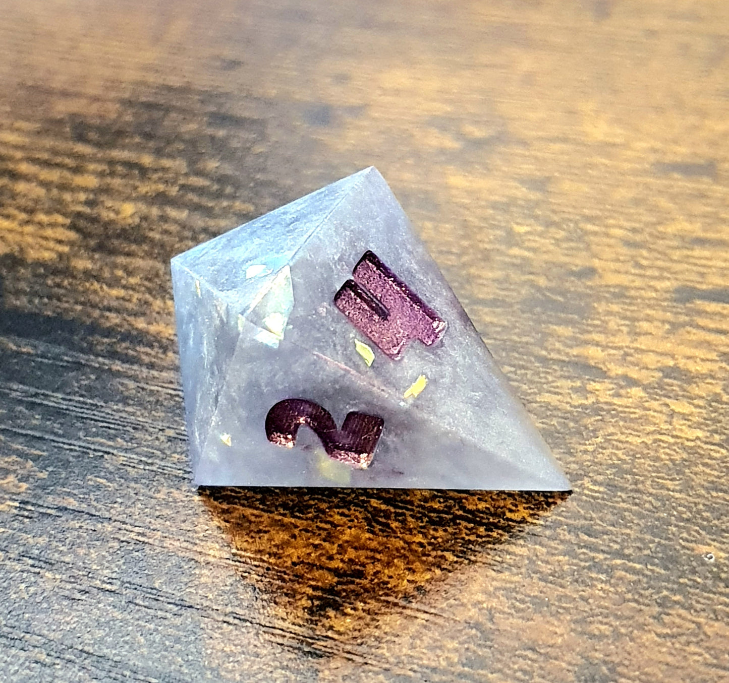 Mercury's Shards - Handmade Oversized D&D Dice Set