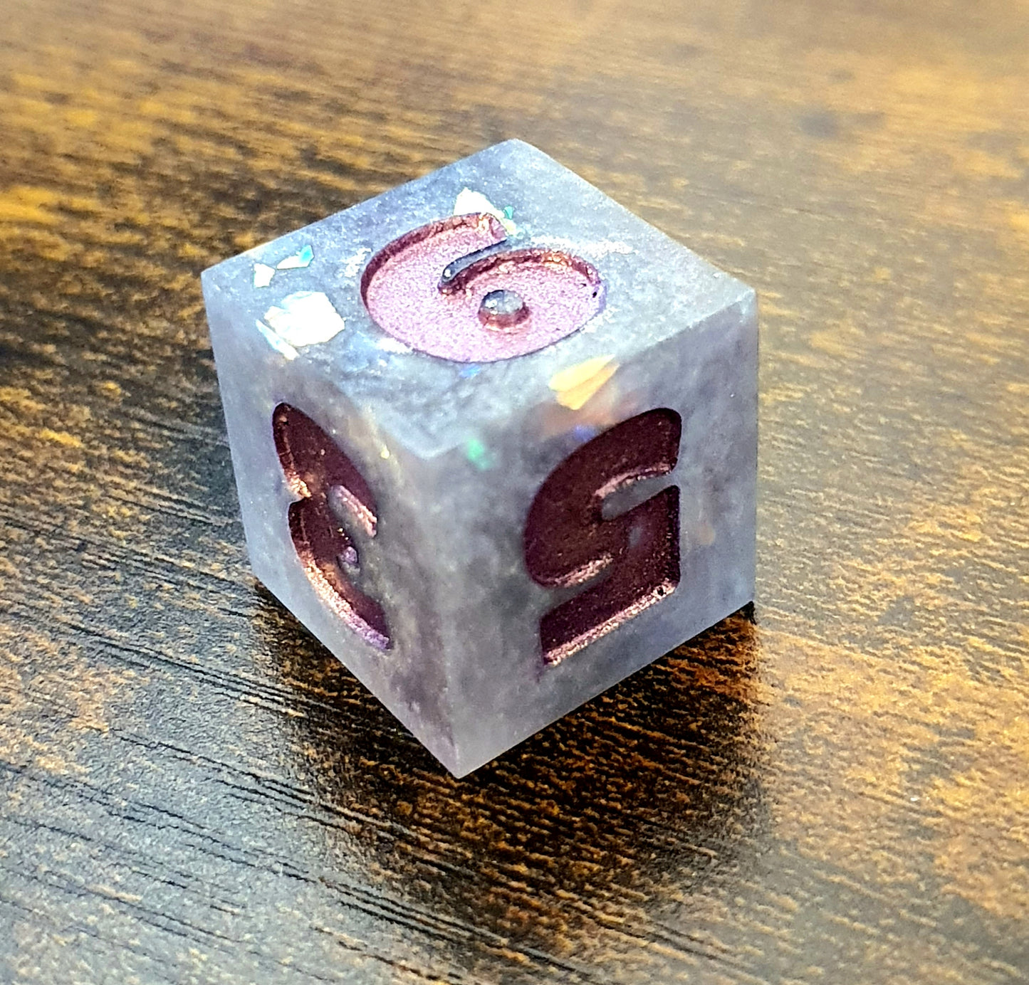 Mercury's Shards - Handmade Oversized D&D Dice Set