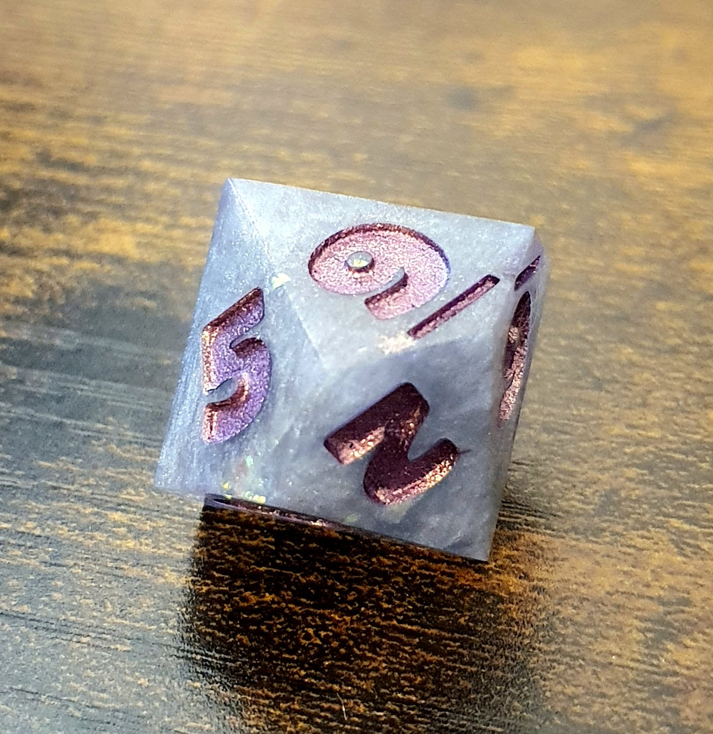 Mercury's Shards - Handmade Oversized D&D Dice Set