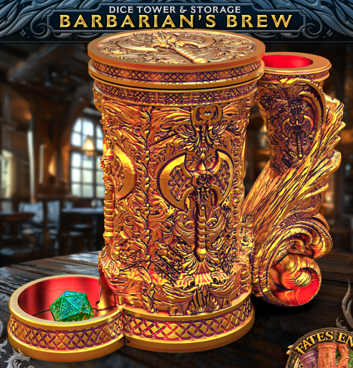 Barbarian Tankard Tower & Dice Vault