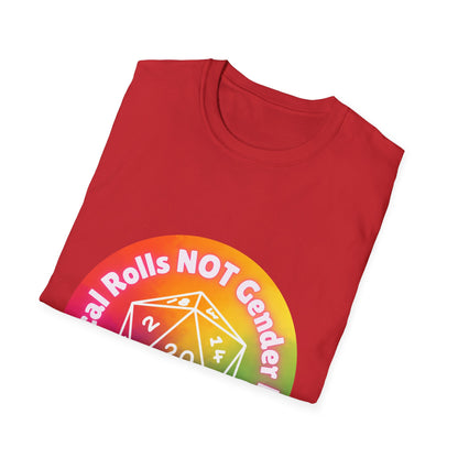 Critical Rolls NOT Gender Roles Unisex Softstyle T-Shirt