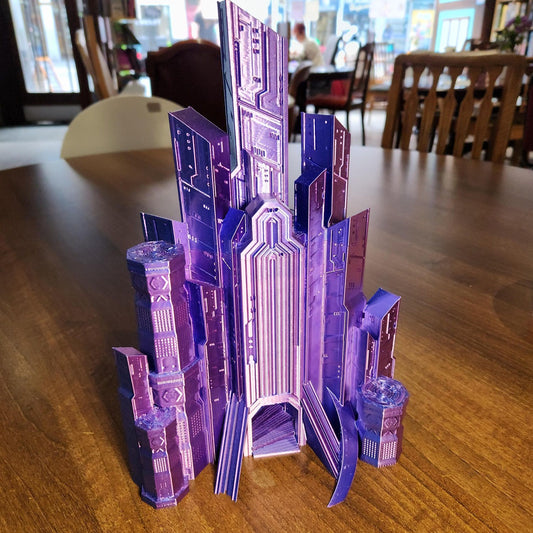 Cyber City Dice Tower - Sci-Fi City - (Designed by FatesEnd)