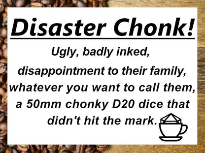 Disaster Dice Chonk Edition - 50mm