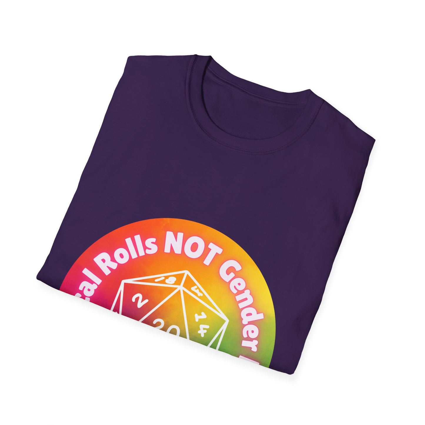 Critical Rolls NOT Gender Roles Unisex Softstyle T-Shirt