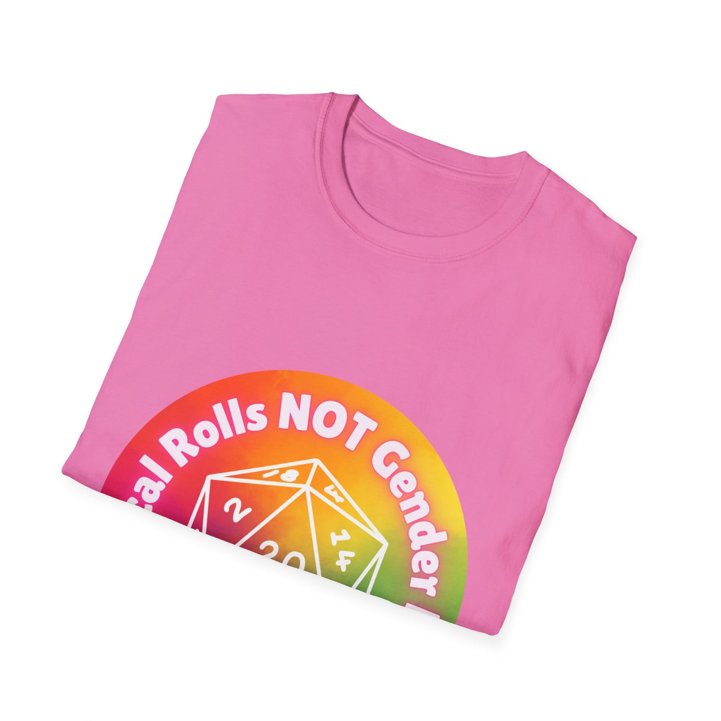 Critical Rolls NOT Gender Roles Unisex Softstyle T-Shirt