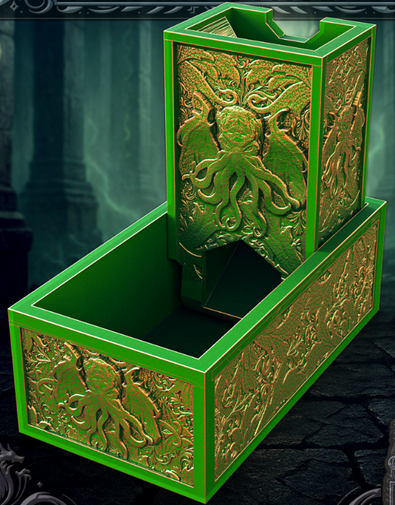 Cthulu Folding Dice Tower