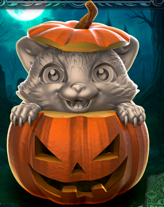 Dragon Pumpkin Pal Mischief Dice Holder