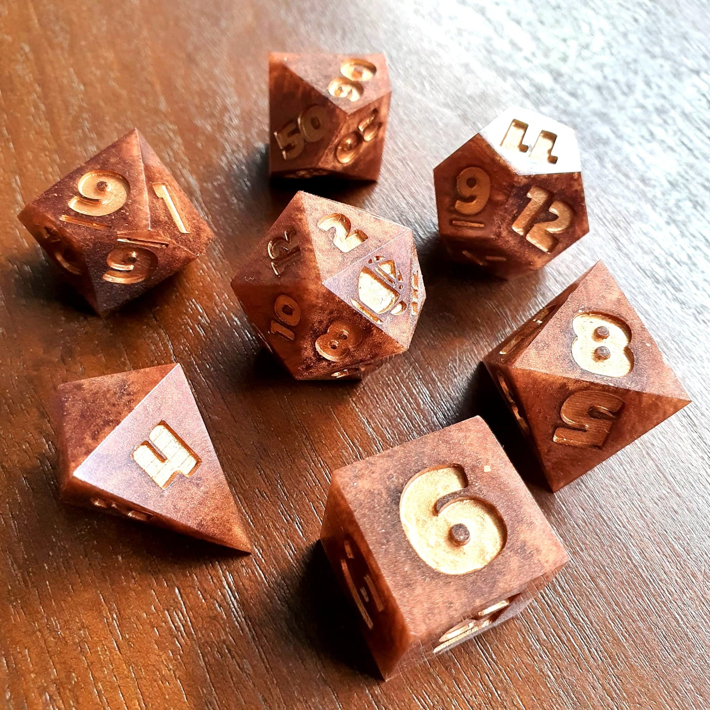 Wildlands Earth DnD Dice Set