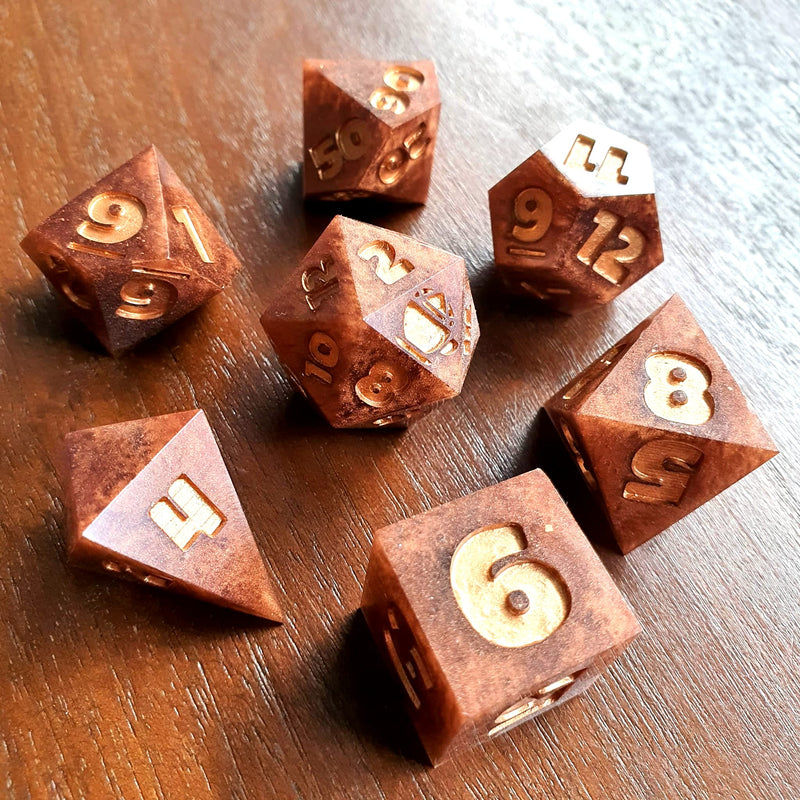 Wildlands Earth DnD Dice Set