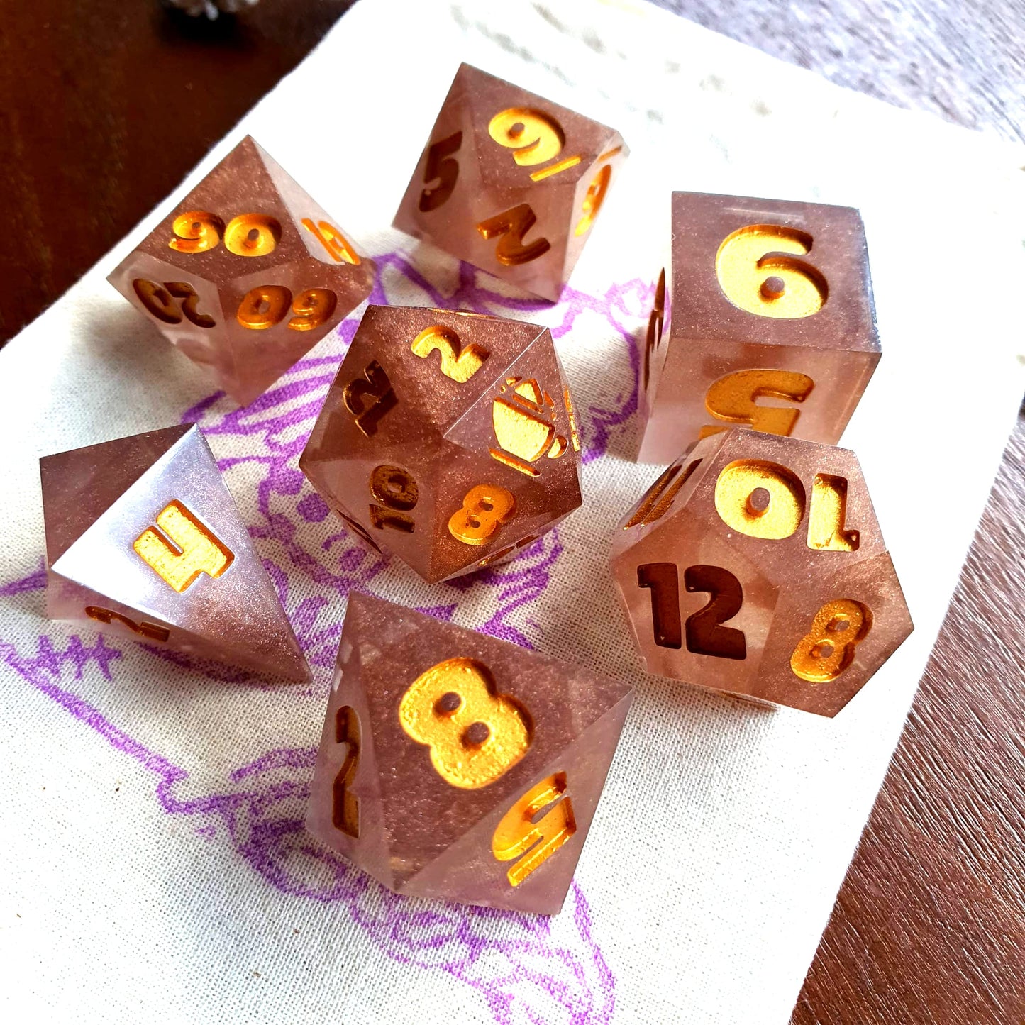 Morning Mist DnD Dice Set