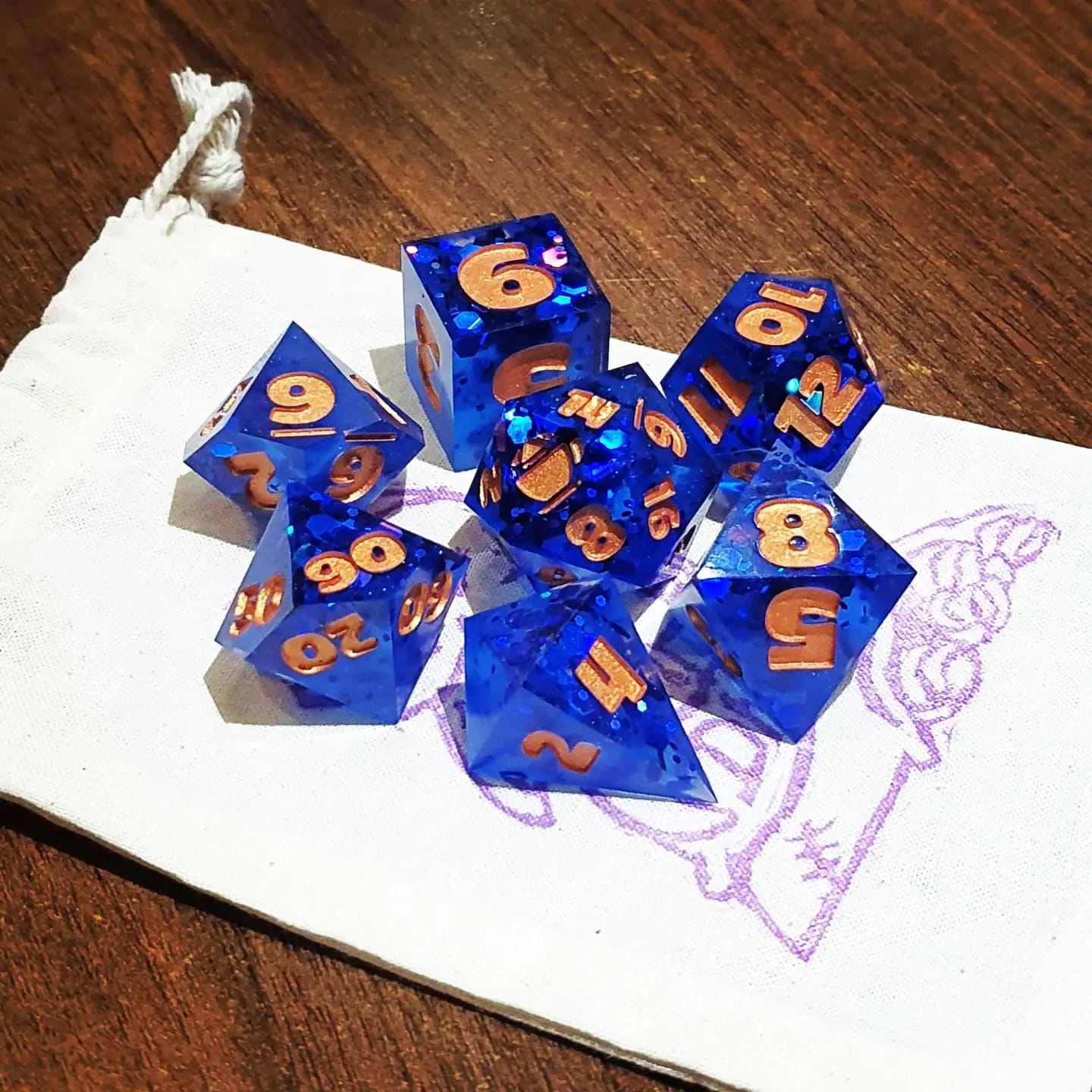 Highland Fizz DnD Dice Set